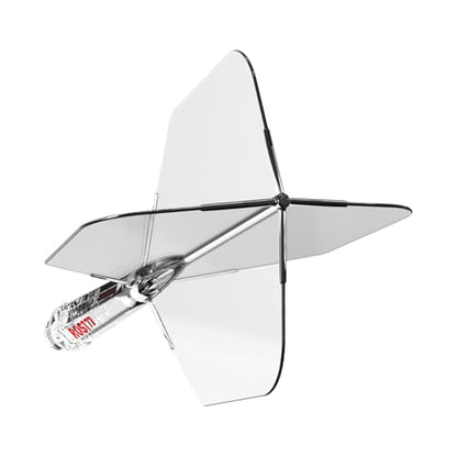 CUESOUL ROST 77 Integrated Dart Shaft and Flight Big Wing Shape,Set of 3 - color: Mixed Color with III, size: L-33mm