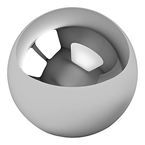 BC Precision 10 Pack 1-1/16" Inch Pinball Machine Balls, Mirror Finish, Chrome Steel Pinball Replacement Balls, Tournament Grade G25