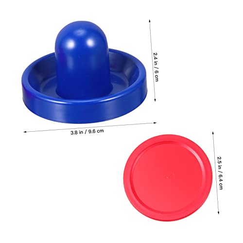 VANZACK 2sets Air Hockey Pucks of Replacement Accessories for Game Tables Includes Felt Pucks Lightweight Sturdy for Air Hockey Tables