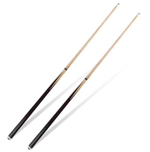 Pool Cue Sticks 36inch 42inch 48inch 52inch 58inch Set of 2 or 4,Pool Cue with 13mm Leather Tip for Adults, Beginners,2-Piece Design，(14oz to 20oz Weight Options) - size: 48inch-set of 2
