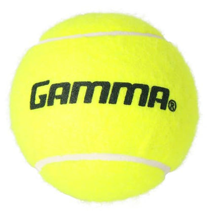 Gamma Pressureless Tennis Balls for Tennis Practice and Lessons, Longer-Term Durability and More Bounce Than Standard Tennis Balls, Yellow, Bag of 18