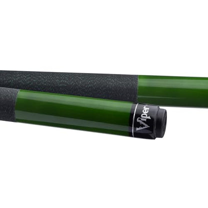 Viper Elite 58" 2-Piece Billiard/Pool Cue - color: Evergreen, size: 19-Ounce