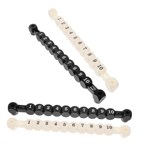 Mikikit 4Pcs Portable Foosball Score Keepers Friendly Score Counters for Table Football Quick Setup Scoring Device for Multigame Compatibility for Foosball Billiards