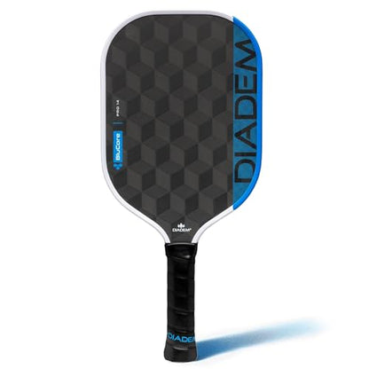 Diadem Edge BluCore Pro Pickleball Paddle | Ultimate Power, Spin & Consistency, Extended Reach, Premium 18K Carbon Fiber, PowerSync Foam Core | USAPA Approved - style: Pro 14