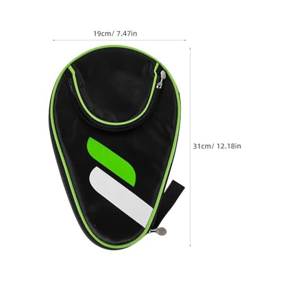Luxshiny Thickened Table Tennis Racket Case Large Capacity Paddle and Balls Storage Bag Shockproof Portable Cover for Indoor Outdoor Use with Stylish Chic Design