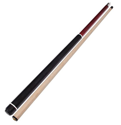 Accuplay Billiards 58" - 2 Piece Break Pool Cue Stick Made of Hardwood Canadian Maple - 23 Ounce Choose Black, Red, Green or Blue - color: Red