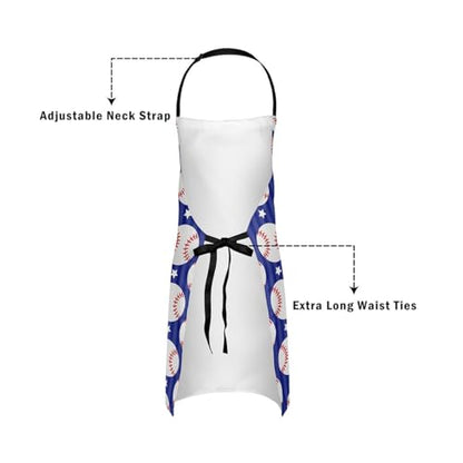 Manfei Volleyball Kids Kitchen Apron - color: Red White