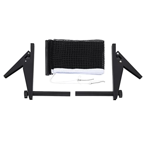 Table Tennis Net Rack Set, 67.7in Foldable Table Tennis Match Net Belt Bracket for Indoors Outdoors, Professional Athlete Amateur