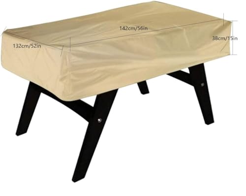 Air Hockey Table Cover Soccer Table Cover Pollard Table Cover 210D Rainproof and Dustproof Oxford Fabric For Rectangular Tables