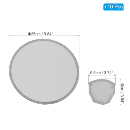 PATIKIL Foldable Flying Disc Colorful Pocket - color: Grey