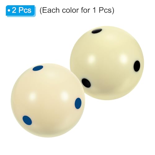 PATIKIL Pool-Billiard Cue Ball, Pro Cup Cue Ball Practice Training Pool Ball for Billiard Room Game Room - color: Blue/Black
