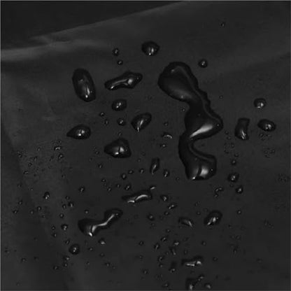1pc 7ft 8ft 9ft Billiard Table Cover Waterproof Dustproof Snooker Protector With Locking rope(Black,260x135x82cm) - color: Black, size: 260x135x82cm
