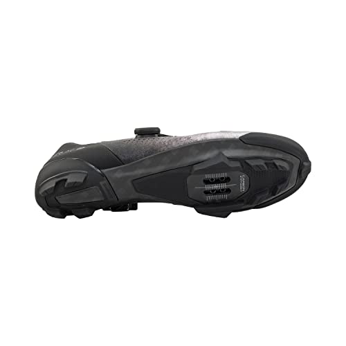 SHIMANO SH-RX801 Men’s Ultralight High Performance Gravel Racing Shoe - color: Silver, size: 8.5-9