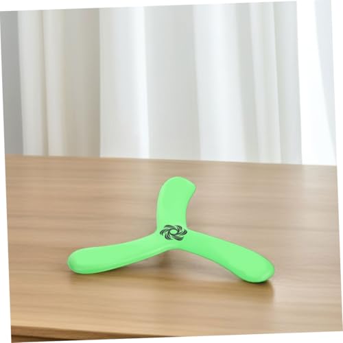 Yardwe 2pcs Soft Flying Toy for Boy -Resistant Boomerang Outdoor Sports Equipment for Family Fun at Parks and Beaches Encourages Active Play and Coordination