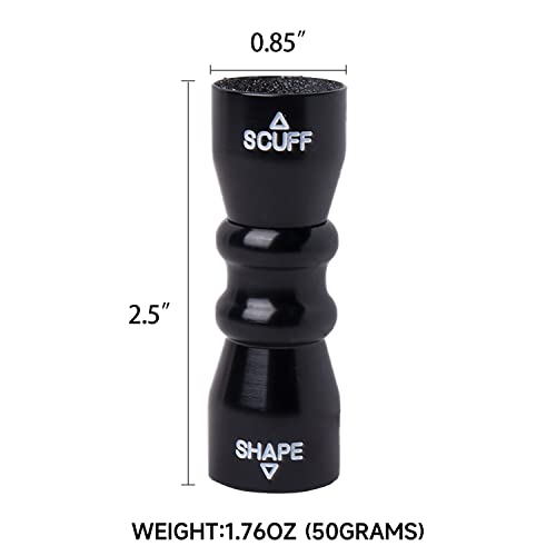 GSE Games & Sports Expert Billiard Pool Cue Tip Tool, Stick Scuffer/Shaper/Aerator/Joint Protector Tool, Billiard Accessories - style: Black 3-in-1 Bowtie Tool