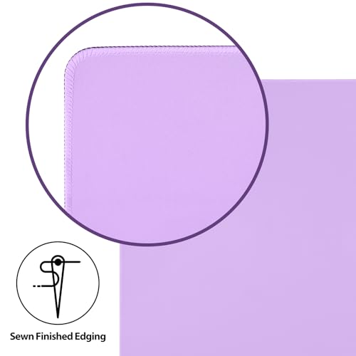 Purple Mahjong Mat- 100% No Creases American Mahjong Mat, Anti-Slip & Noise Reduction Mahjong Table Cover, Mahjong Mats with Carrying Bag for Mahjong, Poker, Card Games, Dominoes, Board Games (Purple) - color: Purple