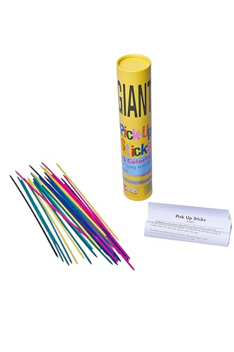 Pressman Giant Pick Up Sticks - Classic Game from Yesterday That's Fun Today , Yellow , One Size Fits All - color: Yellow