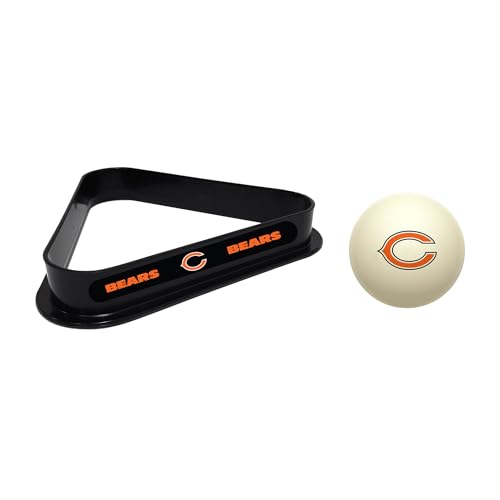 Imperial NFL Cue Ball & Rack Set - color: Chicago Bears, White