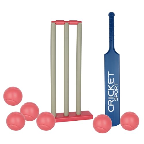 Outdoor Games and Team Sports Set Including Cricket,Croquet, Hockey,Golf with Balls,Wickets, Stumps for Lawn,Backyard,Park - style: Style 1
