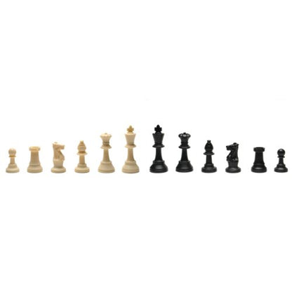WE Games Chess Sets for Adults, Chess Board is 17 in., Chess Pieces with 3.08 inch King Travel Chess Set, Board Games Storage in Convenient Portable Carry Tube, Games for Adults - size: 17 x 17 inches