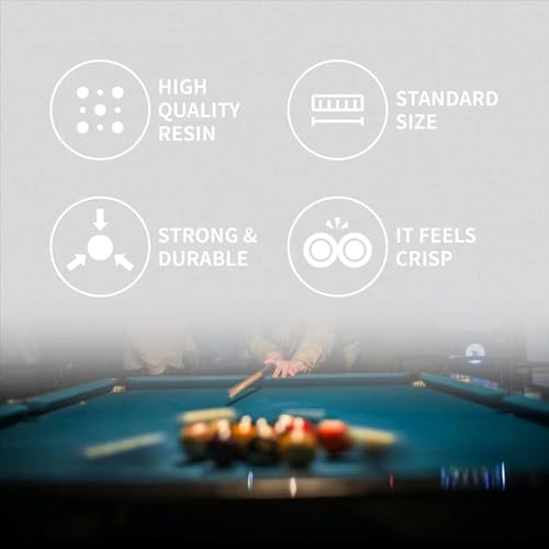 Empire USA #1-15 Pool Ball Replacement Billiards Ball, 2-1/4" (2.25-Inch) American Standard Size Billiard, Billiard Pool Table Accessories（1-15#） - color: 2