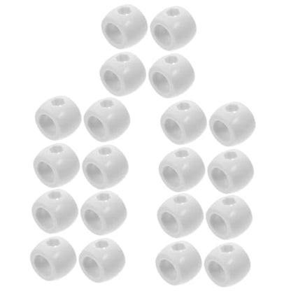 Abaodam 5sets Foosball Bushings Bearing Rods Mini Table Football Stopper Ring Plastic Goal Bar Positioner 4pcs*5