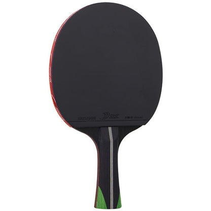 Professional Ping Pong Paddle, High Performance Table Tennis Racket for Training and Competition, 5 Layers of Pure Wood + 2 Layers of Carbon, Flared Handle