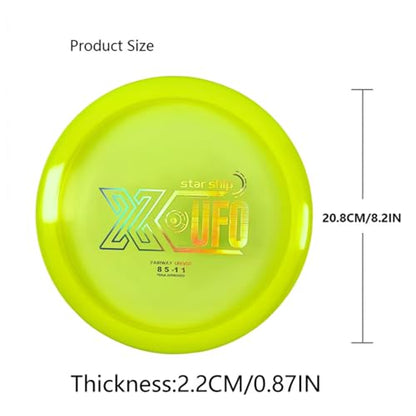 X-UFO Disc Golf Set - Disc Golf Starter Set, Includes 1 Putter, 1 Driver, and 1 midrange disc, Weighing 170-178 Grams Suitable for Beginners and Professional disc Golf tournaments - color: Set 7