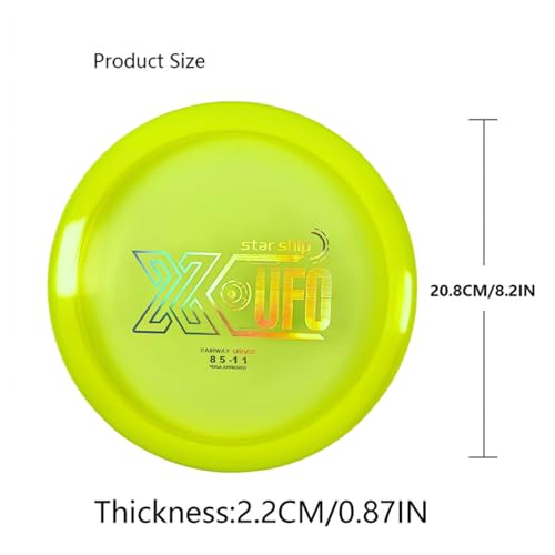 X-UFO Disc Golf Set - Disc Golf Starter Set, Includes 1 Putter, 1 Driver, and 1 midrange disc, Weighing 170-178 Grams Suitable for Beginners and Professional disc Golf tournaments - color: Set 7
