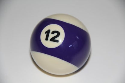 BuyBocceBalls Listing - EPCO Replacement Ball #12 Economy Regulation Billiard or Pool Set, 5.75oz, 2.25" diam