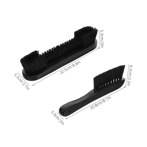 PRETYZOOM 1 Set Ergonomic Billiard Cleaning Brush Pool Table Rail Crevice Cleaner with Comfortable Wooden Handle for Dust Maintenance of Your Billiards Table