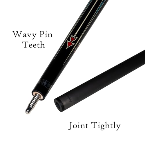 Carbon Fiber Pool Cue,11.8mm/12.5mm Low Deflection Cue Stick,Professional Pool Stick with Case - color: MK7+Extension, size: 11.8mm