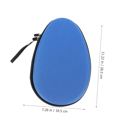 Toddmomy Table Tennis Paddle Bag Storage Case Ball Pocket Lightweight Compact Design for and Protection of Rackets and Balls