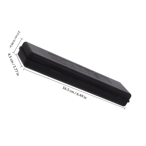 TOYANDONA Soft Tip Darts Storage Case with Point and Rod Holder Portable Hard Plastic Dart Carrying Box for Travel and Accessories Compact Black Organizer
