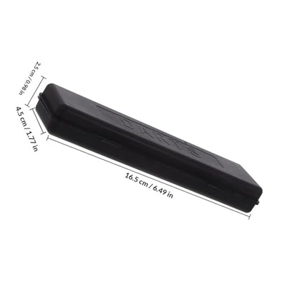 TOYANDONA Soft Tip Darts Storage Case with Point and Rod Holder Portable Hard Plastic Dart Carrying Box for Travel and Accessories Compact Black Organizer