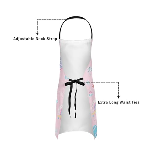 Castle Fairy Boy Soccer Kitchen Apron - color: Pink Tennis
