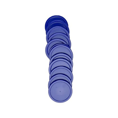 12 Pack 2.5 Inch Air Hockey Pucks for Small Size Table - color: Blue