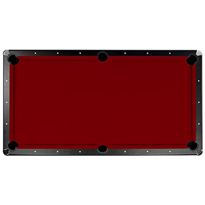 Championship Saturn II Billiards Cloth Pool Table Felt - color: Burgundy, size: 8-Feet