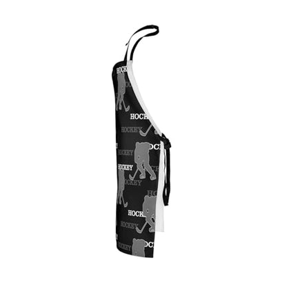 Manfei Ball Sports Kids Kitchen Apron - color: Black Gray