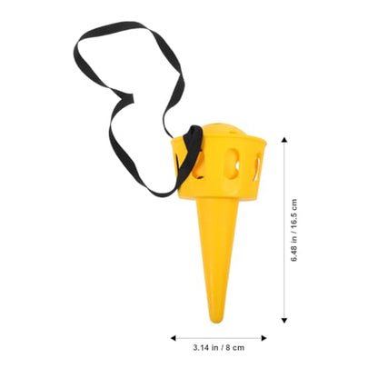 Totority Cup and Ball Game - Kids Catch Ball Toy Yellow Catcher Set for Outdoor & Indoor Fun, Durable & Easy Grip, Perfect for Hand-Eye Coordination Development, Family Playtime & Birthday Gift