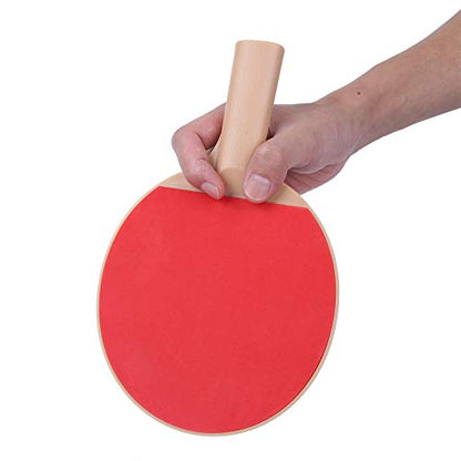 Table Tennis Paddle Kit Ecofriendly Plastic Elasticity Outdoor Children Practice Bat Set with 2 Rackets 2 Balls for Kids Beginners