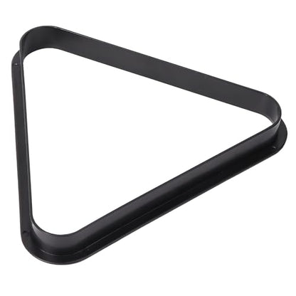 GSE Games & Sports Expert Black Plastic Billiard Pool Ball 8-Ball Triangle Racks / 9-Ball Diamond Pool Ball Racks Fit Standard 2-1/4" Billiard Pool Balls - color: Triangle Rack