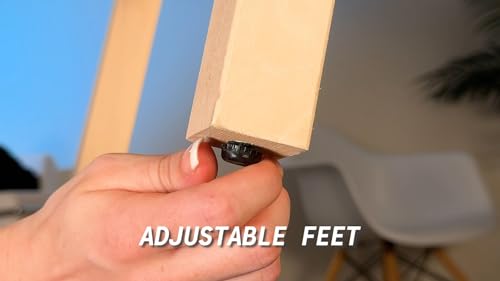 6-Foot Premium Shuffleboard Table w/Folding Legs, Pucks, and Optional LED Lights - Awesome Graphics - Choose Your Model - color: HOCKEY, size: 6-Foot w/ Base Model
