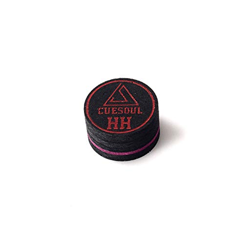 CUESOUL Cue Tips-Pool Cue Tip/Snooker Cue Tip/Glue on Tip - color: Pool cue tip-Mix hardness