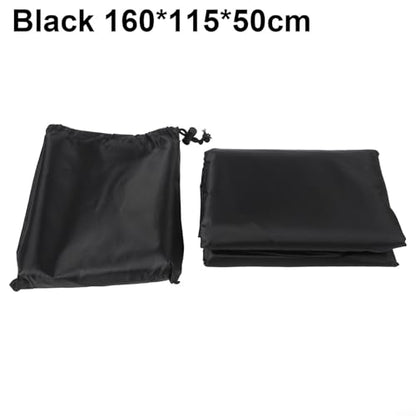 Foosball Table Cover In Waterproof Outdoor Dustproof UV Protection With Storage Bag(black)