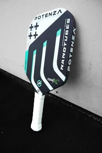 POTENZA Carbon Nanotubes+ COREx3 Pro Pickleball Paddle (3K Carbon Fiber, 16mm)