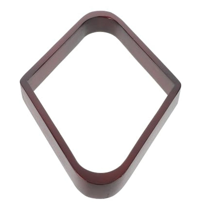 FUOYLOO Wooden Triangle Billiard Ball Rack for 2-1/4" Pool Balls Elegant Wood Design for Home Entertainment and Leisure Venues