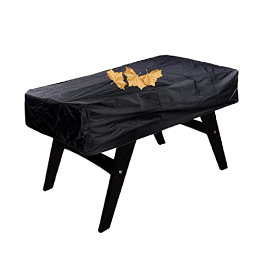 SUNSURE Black 64 x 45 x 18.8(LxWxH) inch Foosball Table Cover Soccer Table Cover Waterproof Dustproof Foosball Tables Protection Furniture Sets Cover - color: black