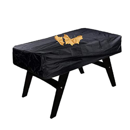 SUNSURE Black 64 x 45 x 18.8(LxWxH) inch Foosball Table Cover Soccer Table Cover Waterproof Dustproof Foosball Tables Protection Furniture Sets Cover - color: black
