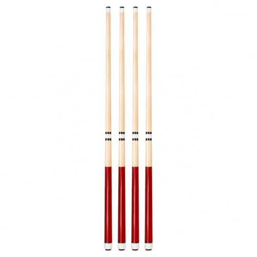 58" Pool Cue Stick Set, 2-Piece Birch Wood Billiard Cues with 13mm Leather Tips, 20oz House Cue Sticks for Home Pool Tables, Bars & Casual Play - size: 58" Set of 4